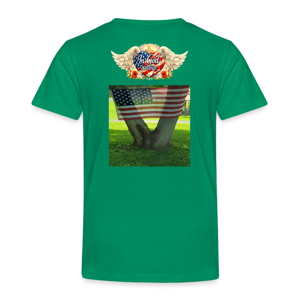 Memorial Day - " Your Sacrifice is Never Forgotten" | Toddler T-Shirt - Classic Edition - kelly green