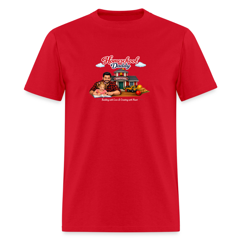 Homeschool Daddy | Men's T-Shirt GILDAN 5000 - red