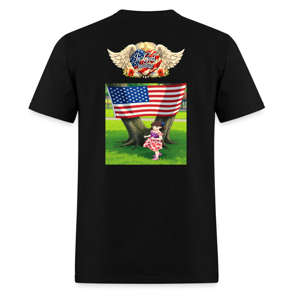 Memorial Day — "Your Sacrifice is Never Forgotten" T-Shirt | Men's T-Shirt | GILDAN 5000 - black