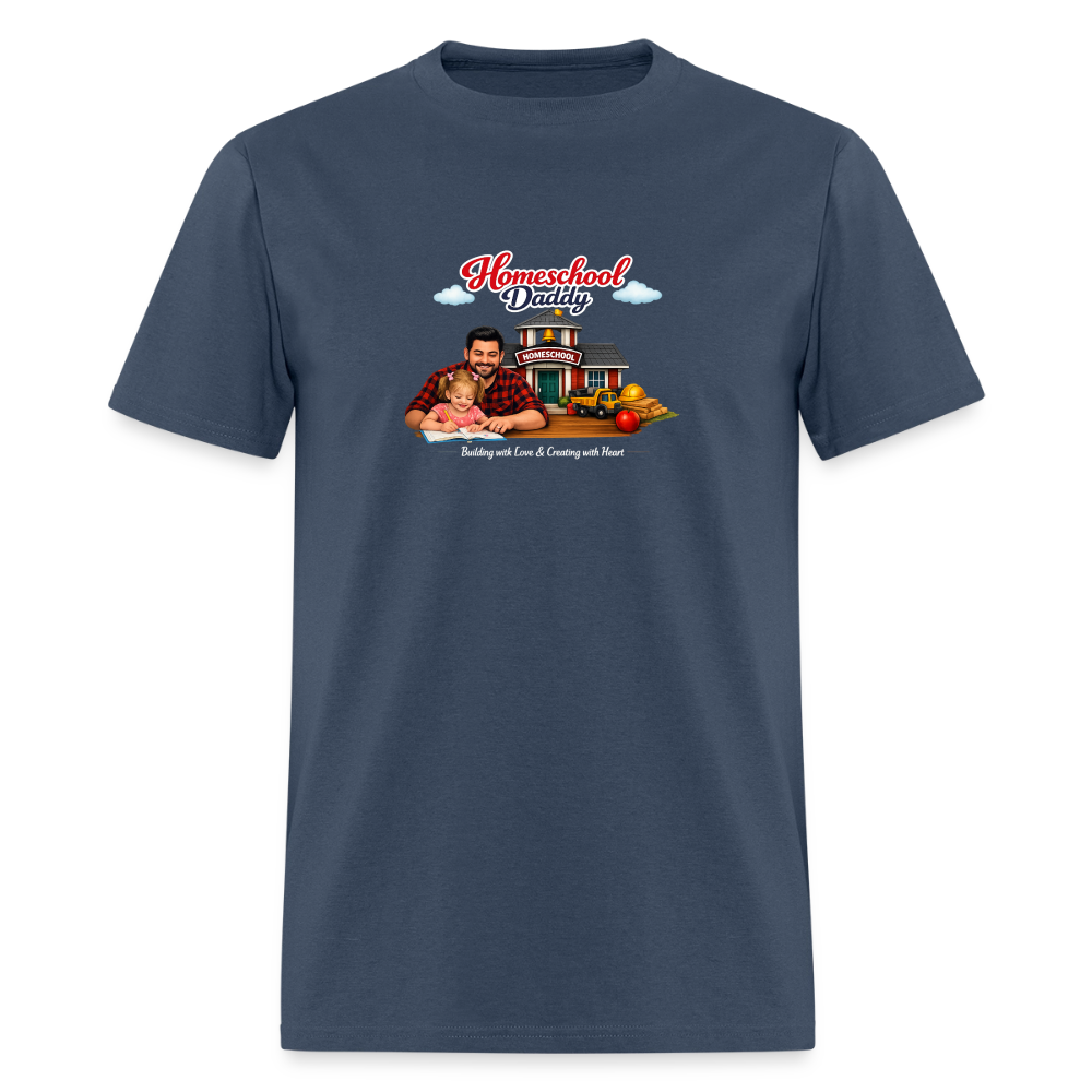 Homeschool Daddy | Men's T-Shirt GILDAN 5000 -  blue dusk