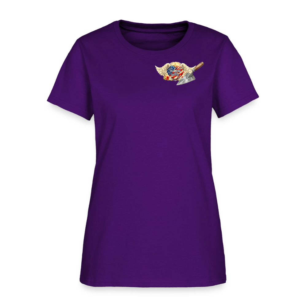 "Building the Future" | Masonry & Bricklayer Women's T-Shirt - purple