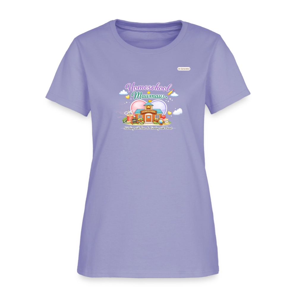 Homeschool Mawmaw | Women's T-Shirt - lavender