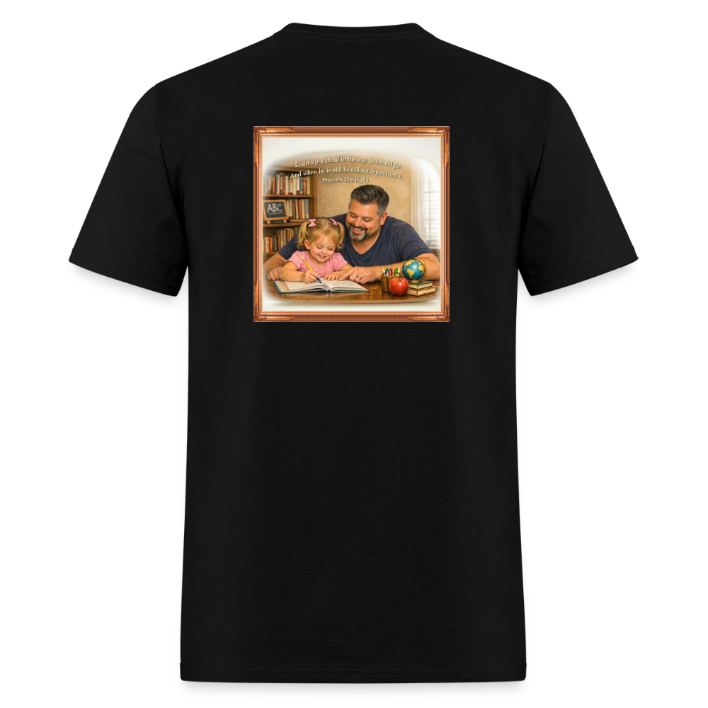 Homeschool Daddy | Men's T-Shirt GILDAN 5000 - black