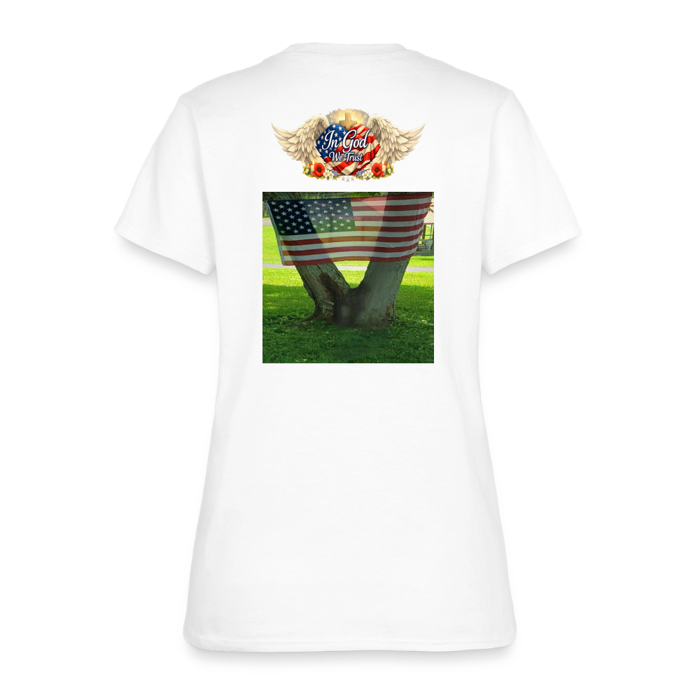 Memorial Day — "Your Sacrifice is Never Forgotten" | Women's T-Shirt — Classic Edition - white