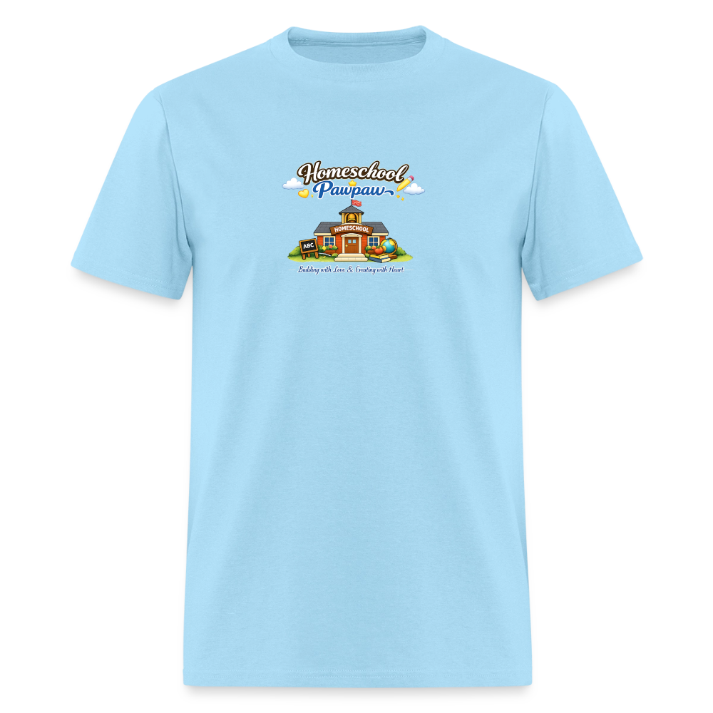 Homeschool Pawpaw | Men's T-Shirt | GILDAN 5000 - powder blue
