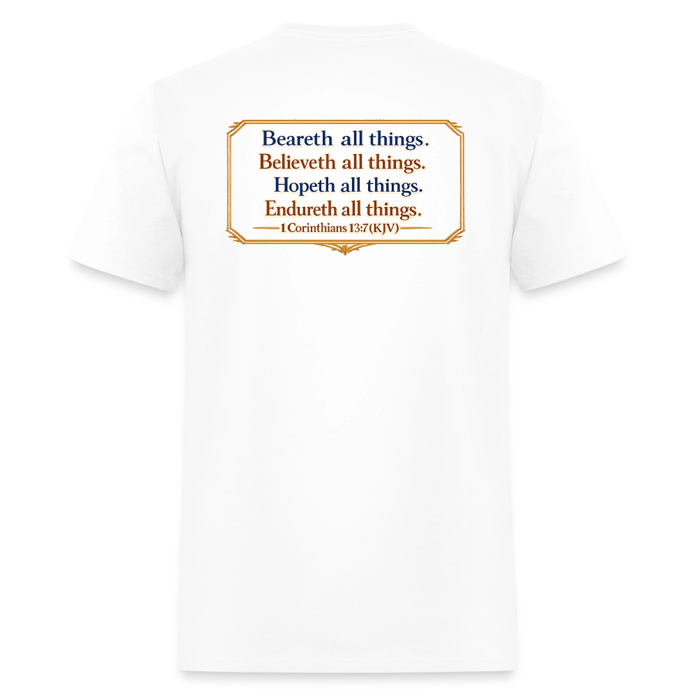 "Brotherhood of Friends" | Men's T-Shirt | GILDAN 5000 - white