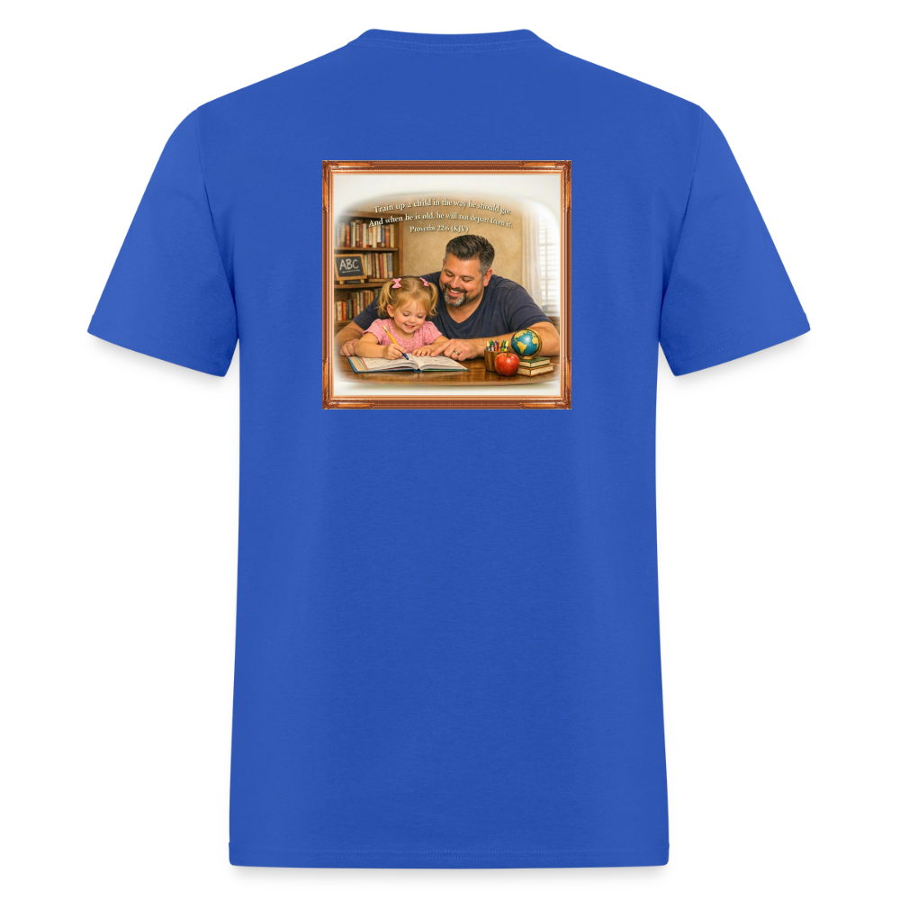 Homeschool Daddy | Men's T-Shirt GILDAN 5000 - royal blue