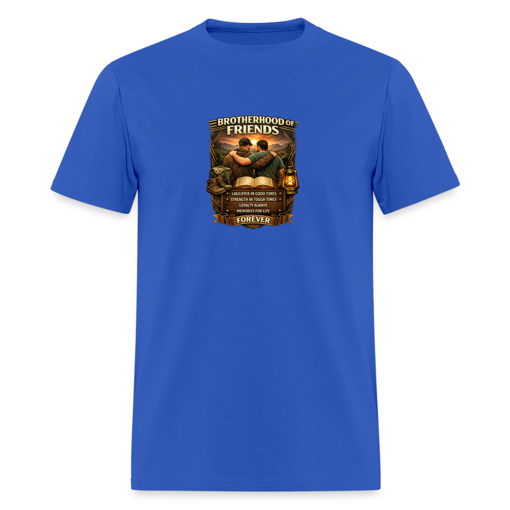 "Brotherhood of Friends" | Men's T-Shirt | GILDAN 5000 - royal blue