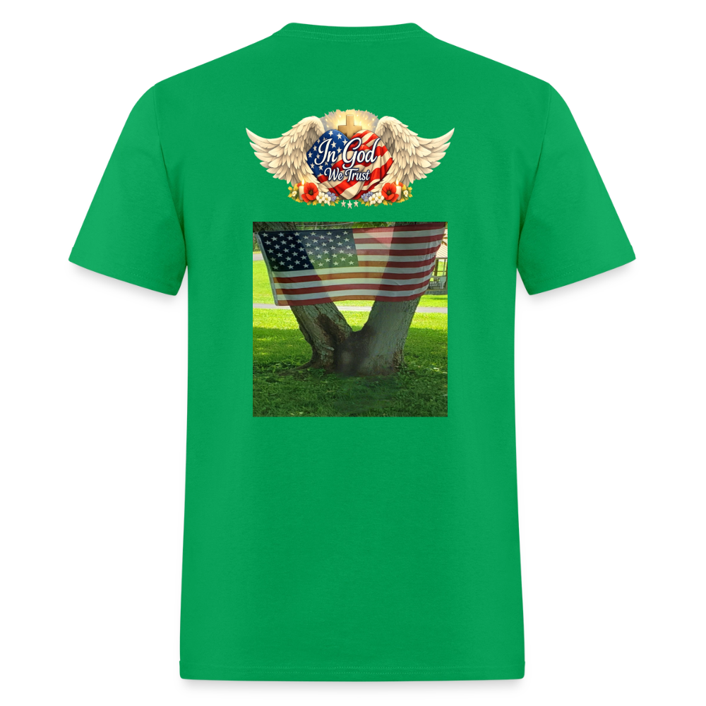 Memorial Day — "Your Sacrifice is Never Forgotten" | Men's T-Shirt — Classic Edition - bright green