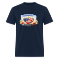 Memorial Day — "Your Sacrifice is Never Forgotten" T-Shirt | Men's T-Shirt | GILDAN 5000 - navy