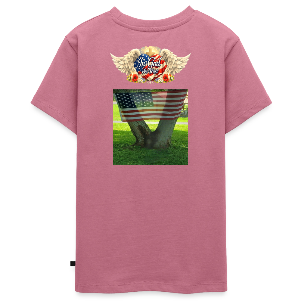 Memorial Day — "Your Sacrifice is Never Forgotten" | Kids' T-Shirt — Classic Edition - mauve