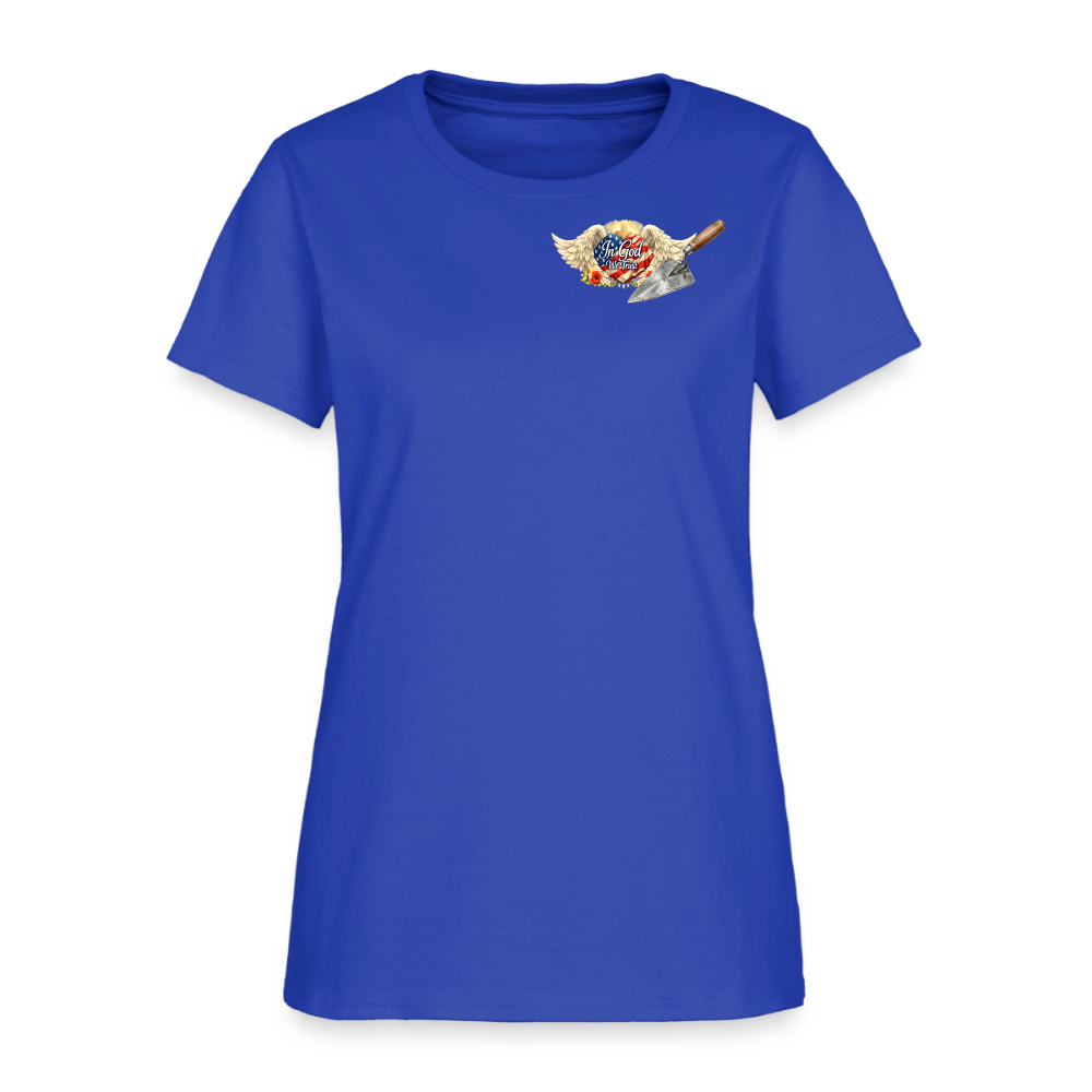 "Building the Future" | Masonry & Bricklayer Women's T-Shirt - royal blue