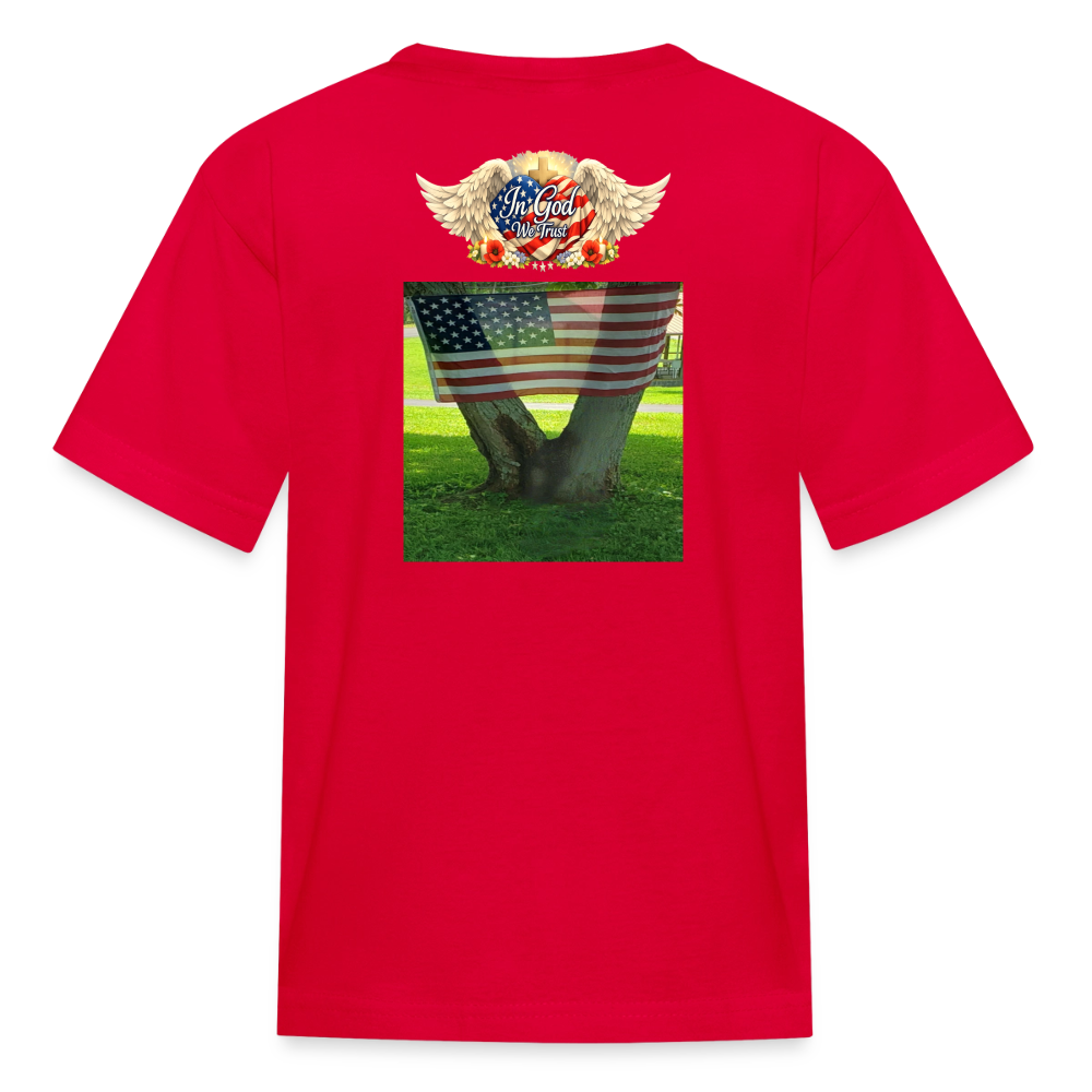 Memorial Day — "Your Sacrifice is Never Forgotten" | Kids' T-Shirt — Classic Edition - red