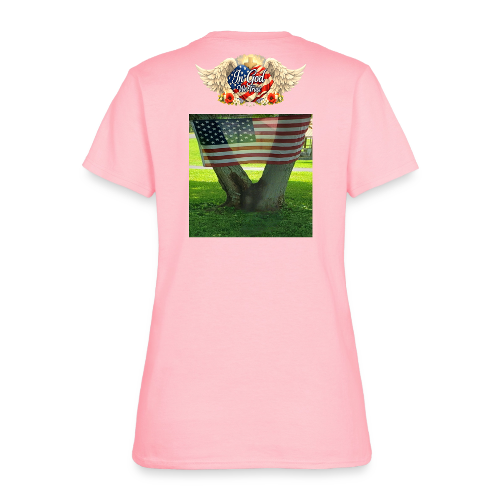 Memorial Day — "Your Sacrifice is Never Forgotten" | Women's T-Shirt — Classic Edition - pink