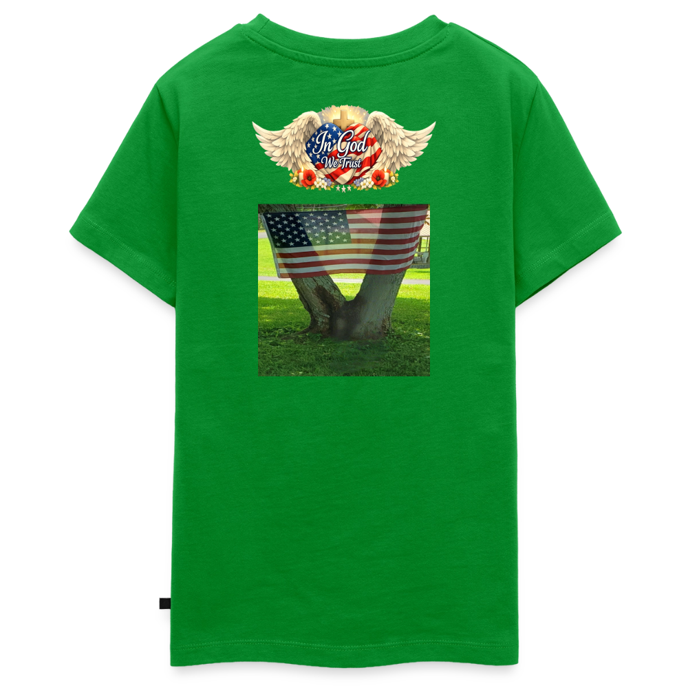 Memorial Day — "Your Sacrifice is Never Forgotten" | Kids' T-Shirt — Classic Edition - green