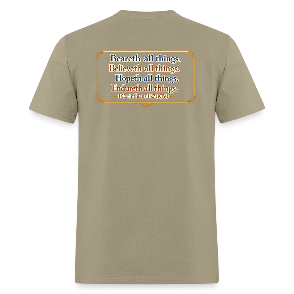 "Brotherhood of Friends" | Men's T-Shirt | GILDAN 5000 - khaki