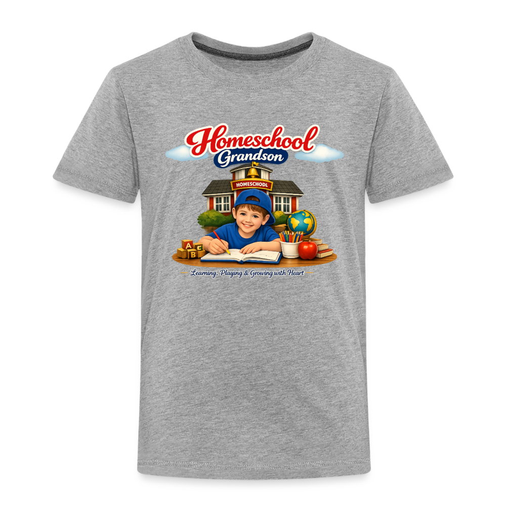 Homeschool Grandson | Boys' T-Shirt - heather gray