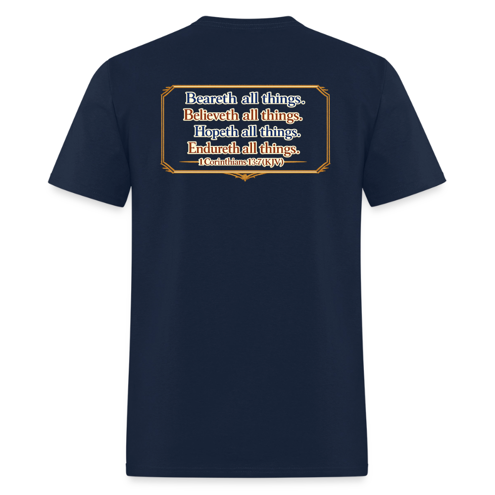 "Brotherhood of Friends" | Men's T-Shirt | GILDAN 5000 - navy