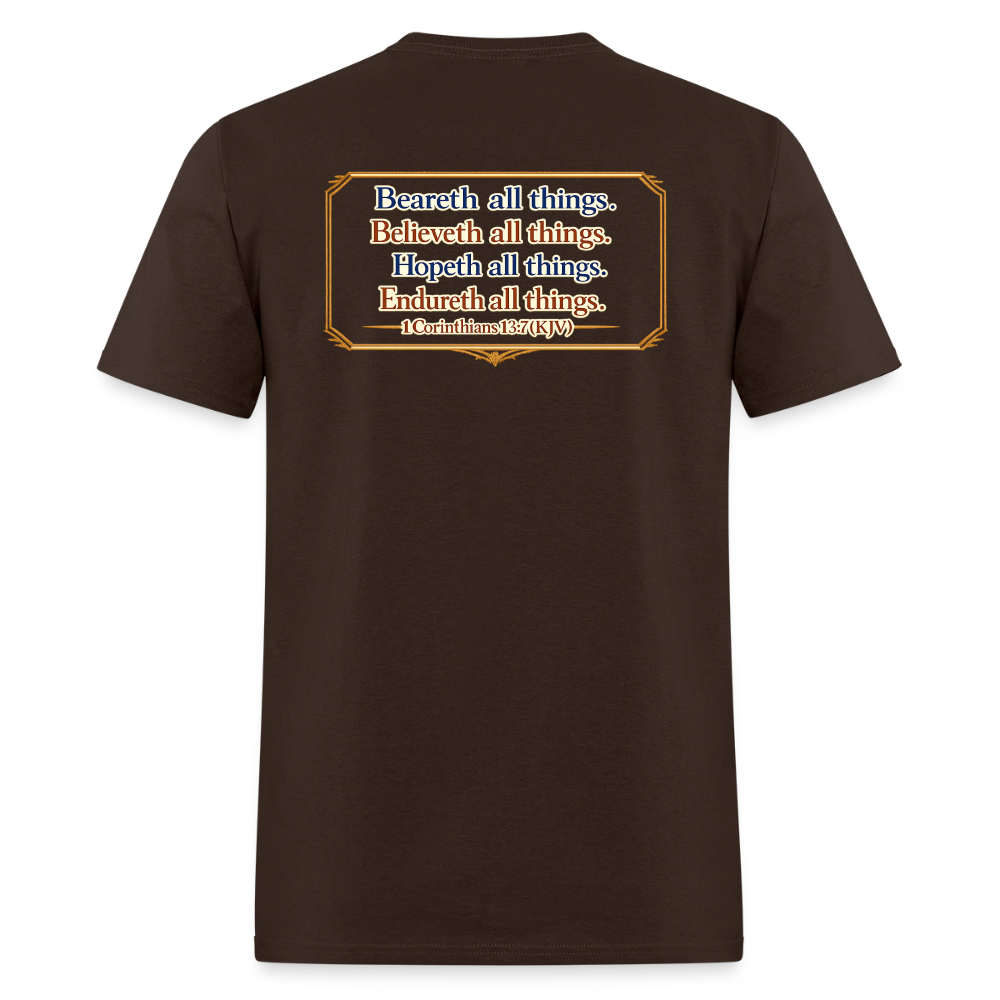 "Brotherhood of Friends" | Men's T-Shirt | GILDAN 5000 - brown