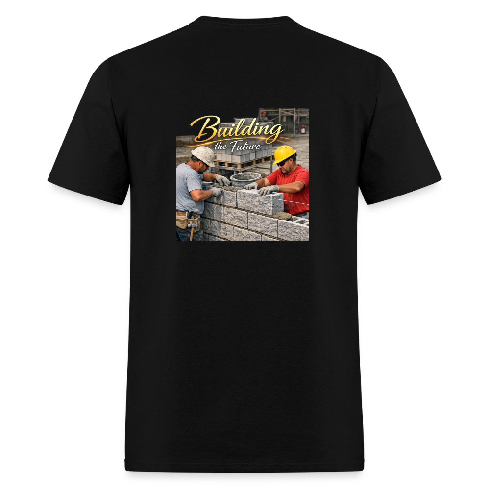 "Building the Future" | Masonry & Bricklayer Men's T-Shirt - black