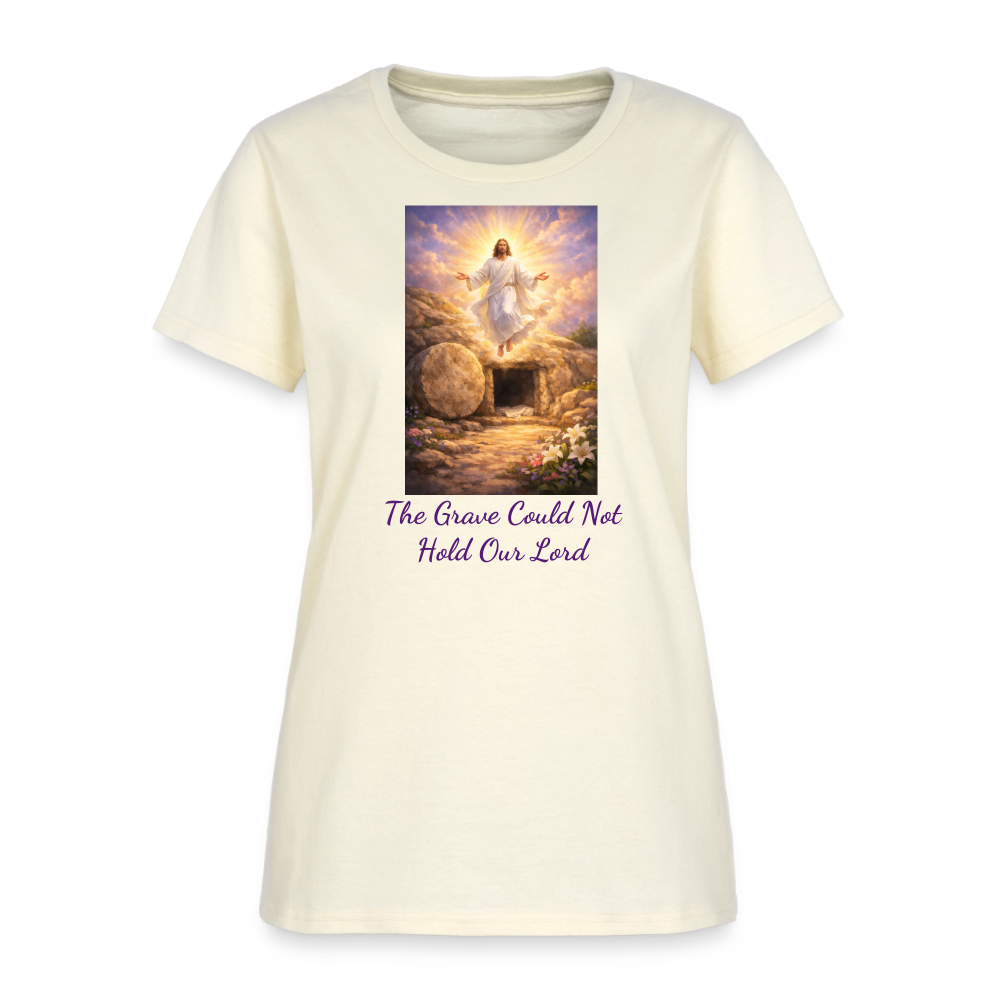 The Grave Could Not Hold Our Lord | Women's T-Shirt | 2nd Edition - off white