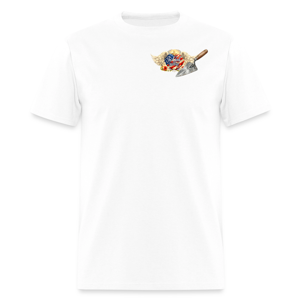 "Building the Future" | Masonry & Bricklayer Men's T-Shirt - white