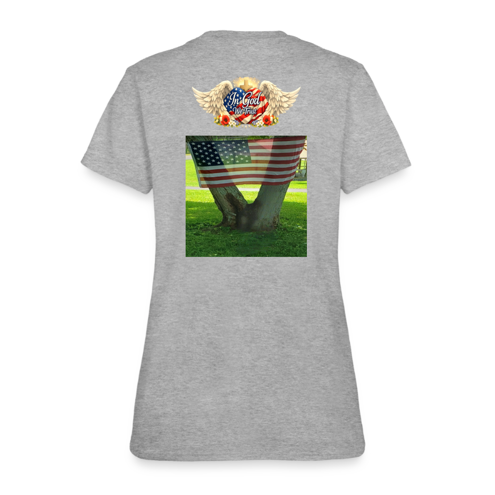 Memorial Day — "Your Sacrifice is Never Forgotten" | Women's T-Shirt — Classic Edition - heather gray