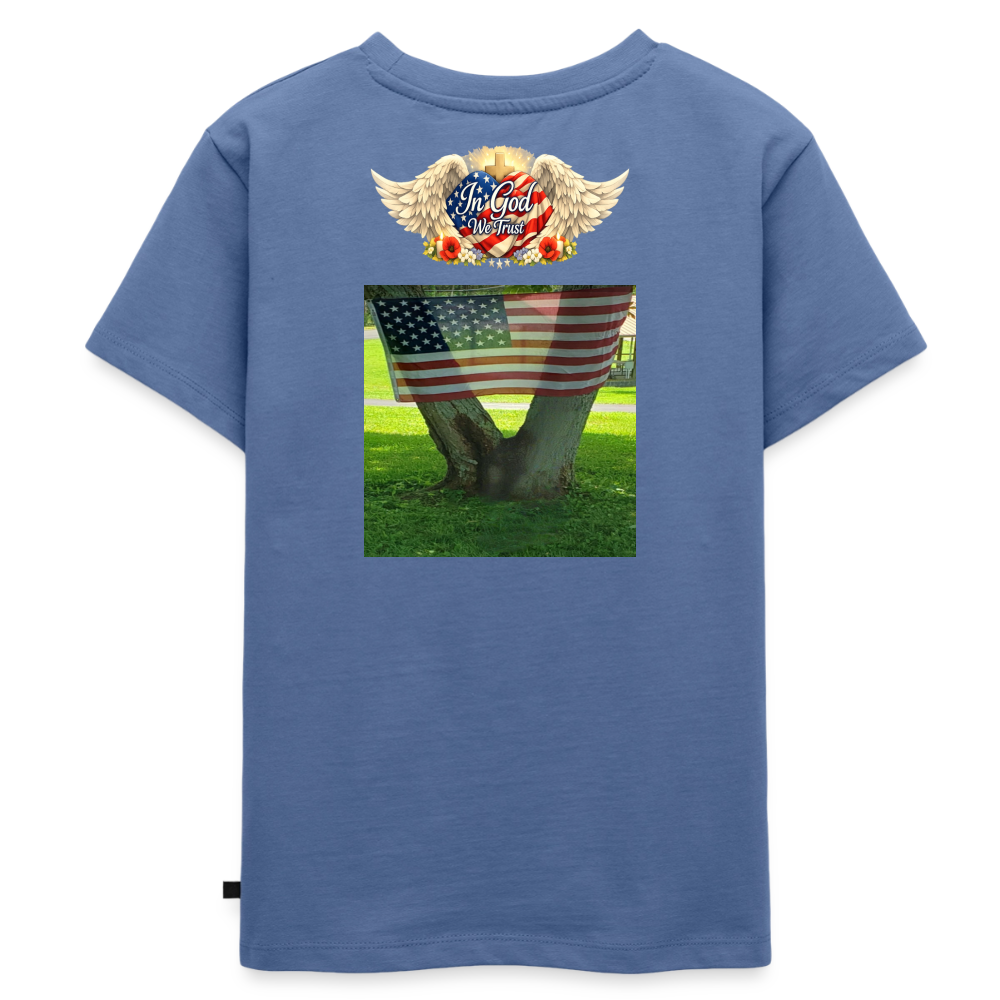 Memorial Day - " Your Sacrifice is Never Forgotten" | Toddler T-Shirt - Classic Edition - stone blue 
