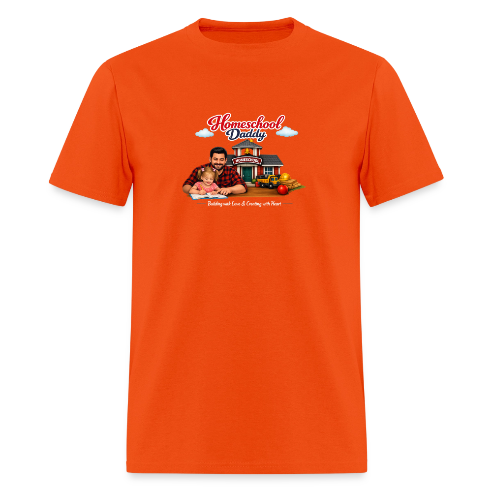 Homeschool Daddy | Men's T-Shirt GILDAN 5000 - orange
