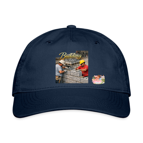 "Building" Masonry Cap | Bricklayer & Construction Worker Gift - navy