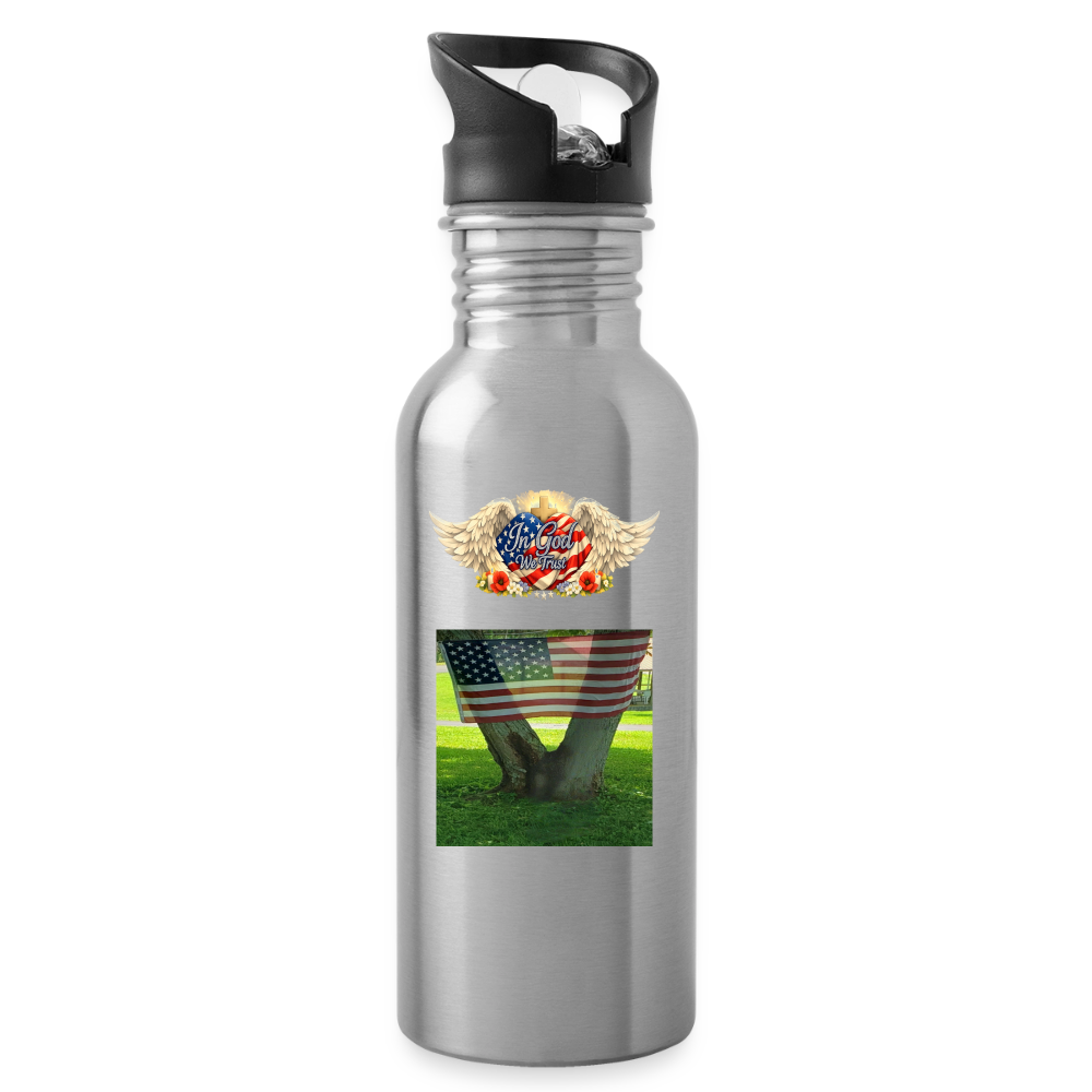 Memorial Day- Your Sacrifice is Not Forgotten |Water Bottle - silver