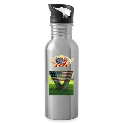 Memorial Day- Your Sacrifice is Not Forgotten |Water Bottle - silver
