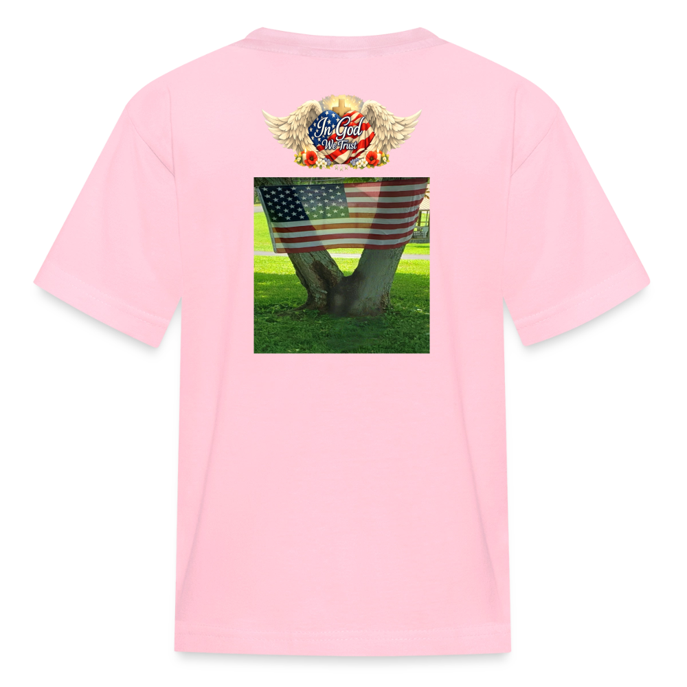 Memorial Day — "Your Sacrifice is Never Forgotten" | Kids' T-Shirt — Classic Edition - pink