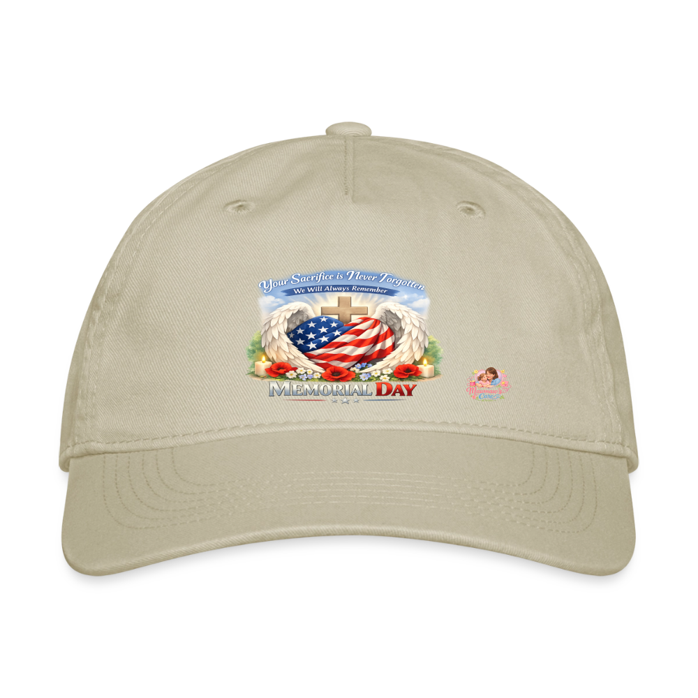 Memorial Day — Your Sacrifice is Never Forgotten Trucker Cap - khaki