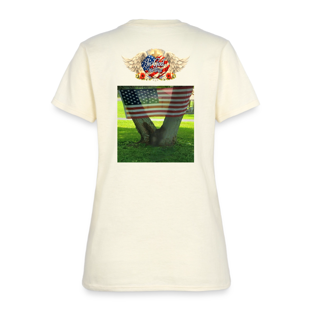 Memorial Day — "Your Sacrifice is Never Forgotten" | Women's T-Shirt — Classic Edition - off white