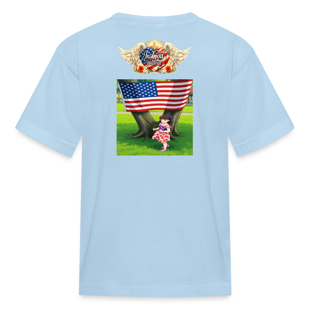 Memorial Day — "Your Sacrifice is Never Forgotten" Kid's | T-Shirt - powder blue
