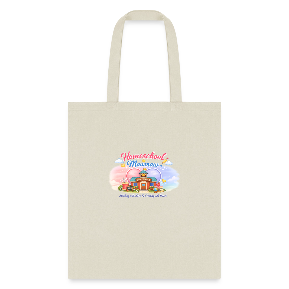 Homeschool Mawmaw |Tote Bag - natural