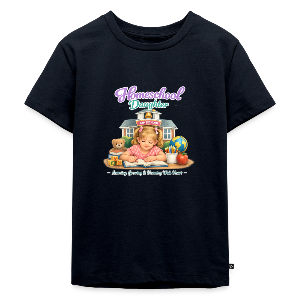 Homeschool Daughter | Girls' T-Shirt - navy