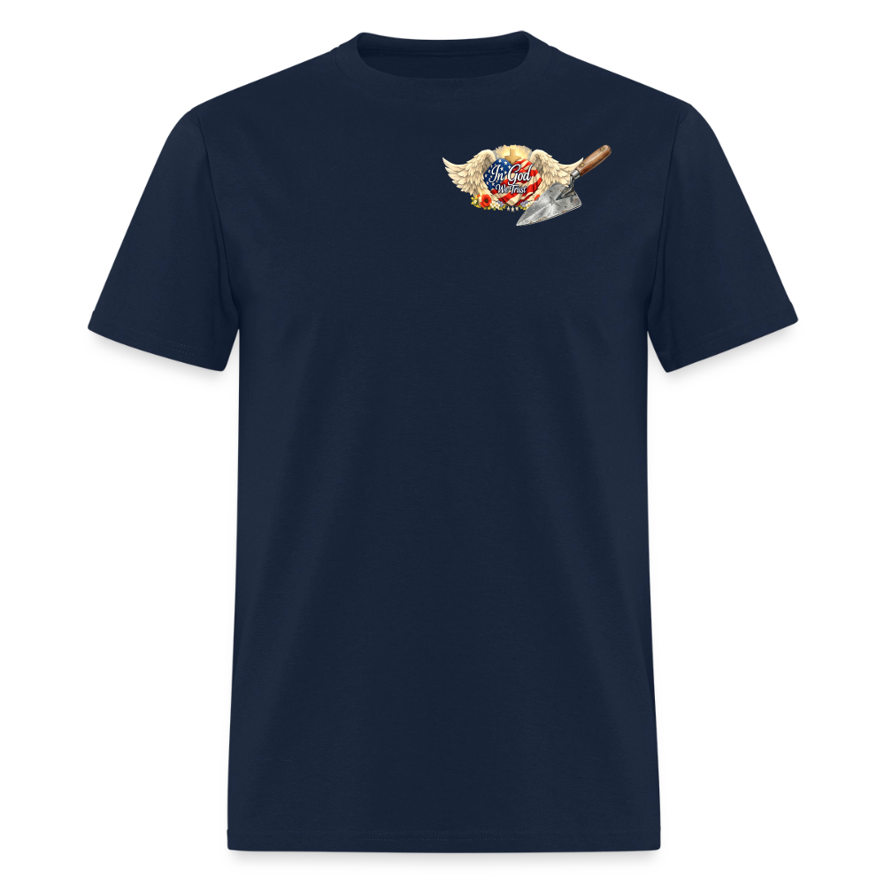 "Building the Future" | Masonry & Bricklayer Men's T-Shirt - navy