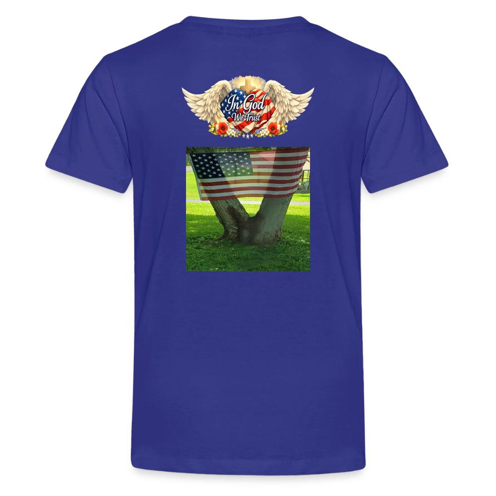 Memorial Day — "Your Sacrifice is Never Forgotten" | Kids' T-Shirt — Classic Edition - royal blue