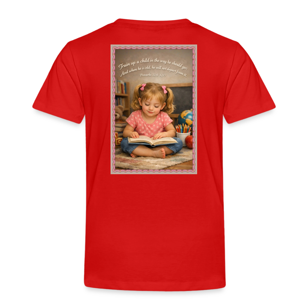 Homeschool Granddaughter | Girls' T-Shirt - red