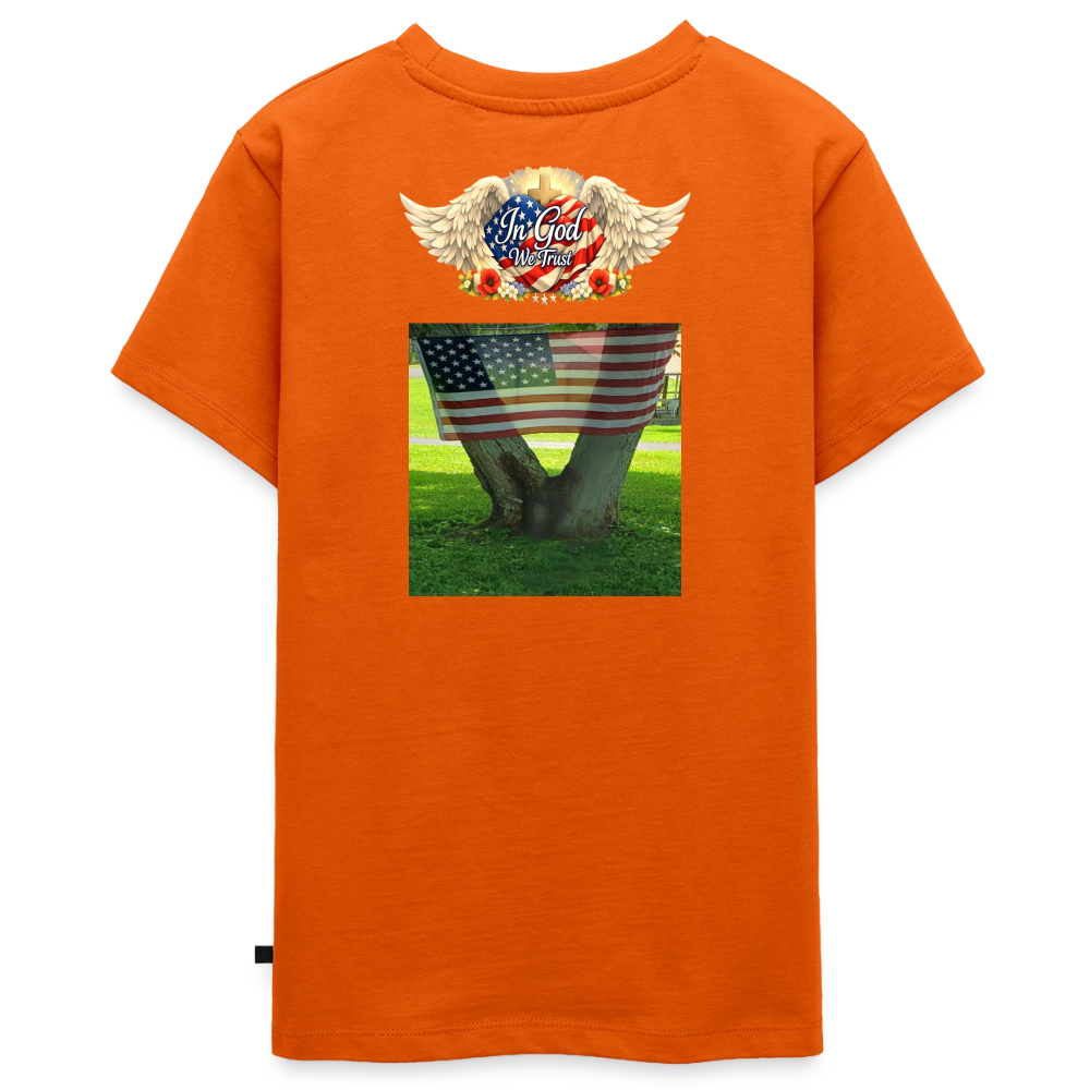 Memorial Day — "Your Sacrifice is Never Forgotten" | Kids' T-Shirt — Classic Edition - orange 