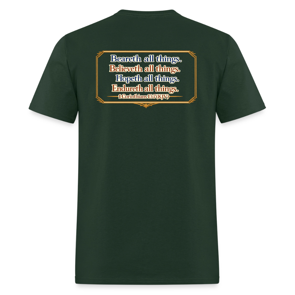 "Brotherhood of Friends" | Men's T-Shirt | GILDAN 5000 - forest green