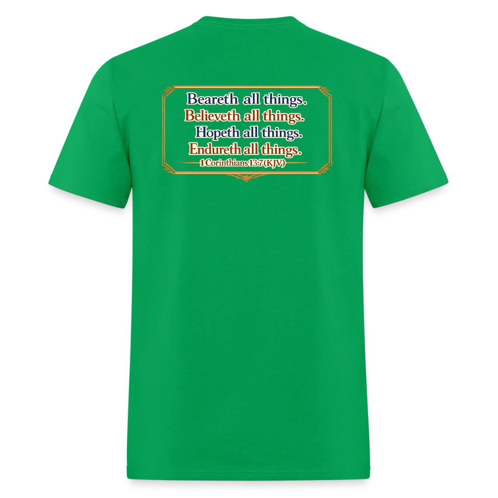 "Brotherhood of Friends" | Men's T-Shirt | GILDAN 5000 - bright green