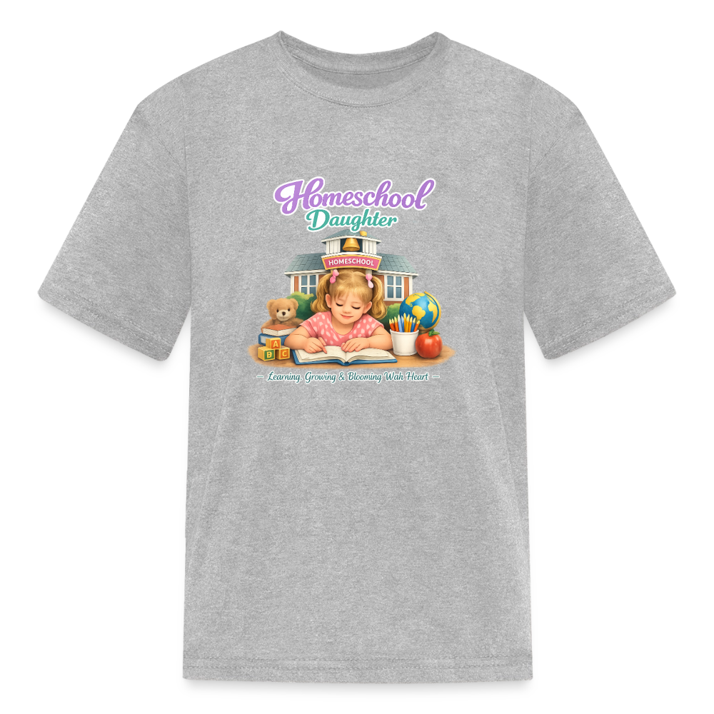 Homeschool Daughter | Girls' T-Shirt - heather gray