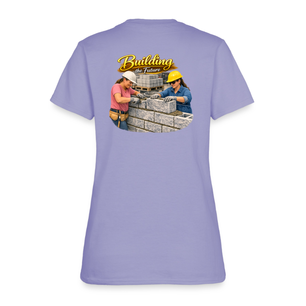 "Building the Future" | Masonry & Bricklayer Women's T-Shirt - lavender