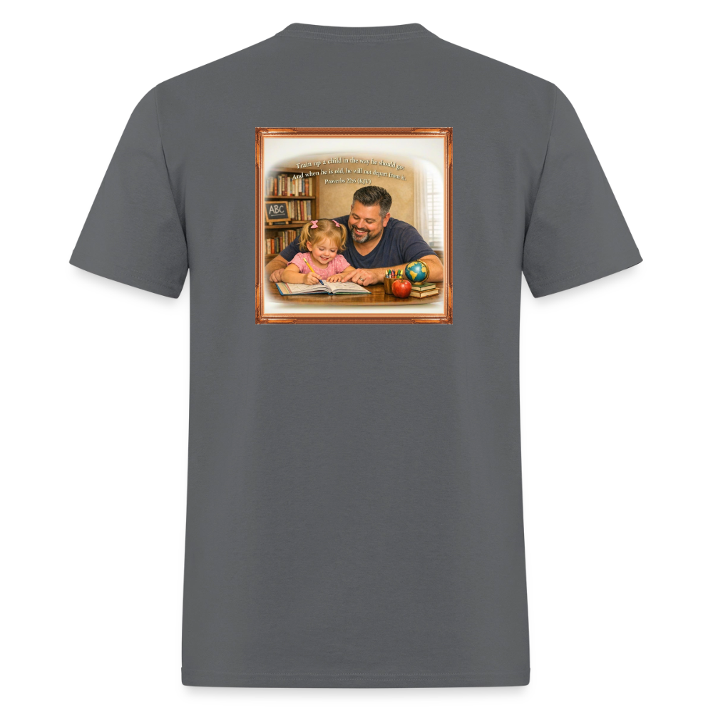 Homeschool Daddy | Men's T-Shirt GILDAN 5000 - charcoal