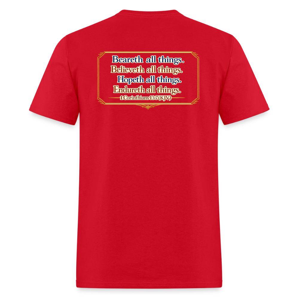 "Brotherhood of Friends" | Men's T-Shirt | GILDAN 5000 - red