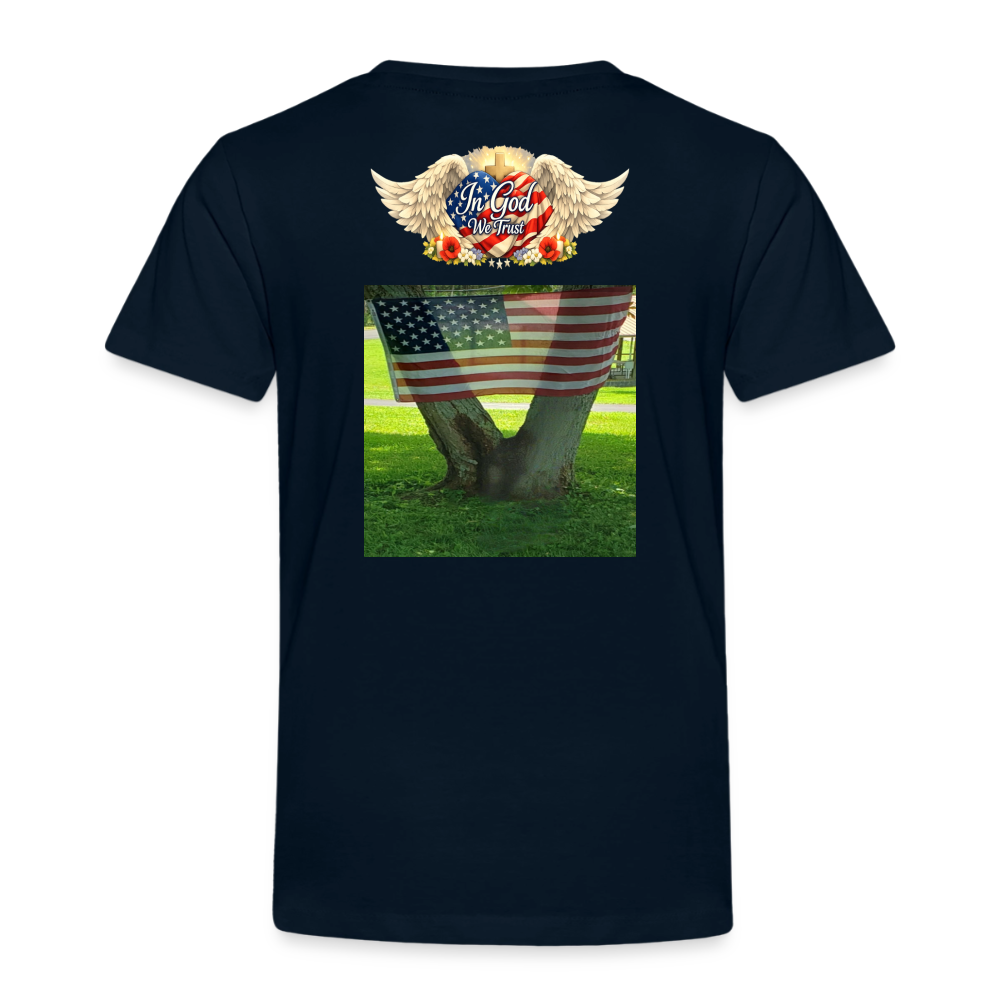 Memorial Day - " Your Sacrifice is Never Forgotten" | Toddler T-Shirt - Classic Edition - deep navy