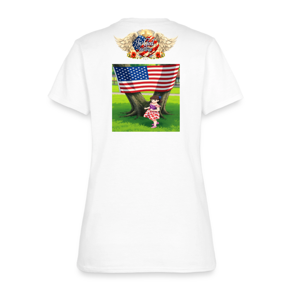 Memorial Day — "Your Sacrifice is Never Forgotten" | Women's T-Shirt - white